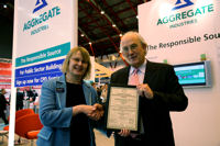 Aggregate Industries Certificate presentation 